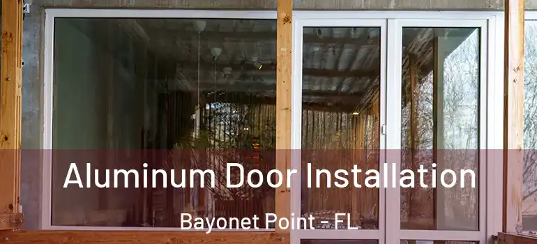 Aluminum Door Installation Bayonet Point - FL