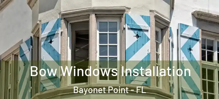 Bow Windows Installation Bayonet Point - FL