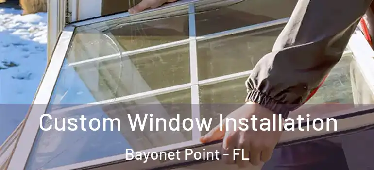 Custom Window Installation Bayonet Point - FL