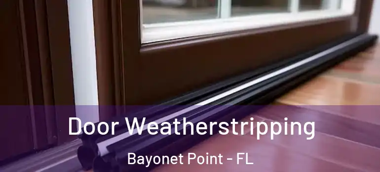  Door Weatherstripping Bayonet Point - FL