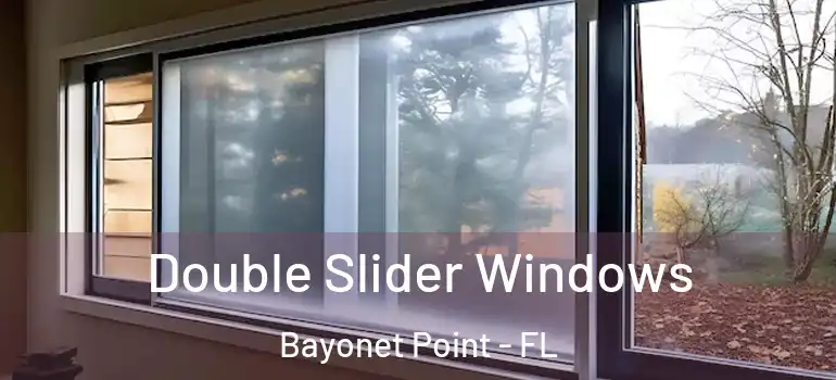 Double Slider Windows Bayonet Point - FL