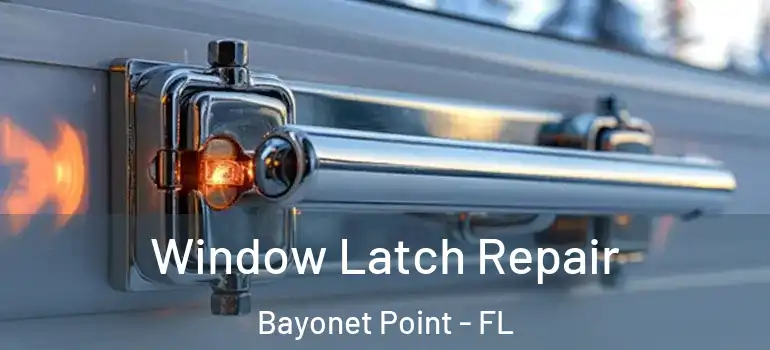  Window Latch Repair Bayonet Point - FL