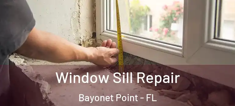 Window Sill Repair Bayonet Point - FL